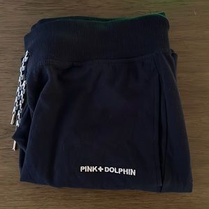 Mens Pink + Dolphin Shorts